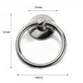 Bild 3 von O-Ringe und D-Ringe im Halter, als Zubehör für Hals- und Armbänder  / (Auswahl) O-Ring 35mm >> Silber