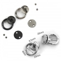 Bild 3 von O-Ringe und D-Ringe im Halter, als Zubehör für Hals- und Armbänder  / (Auswahl) O-Ring 20mm >> Silber >> Zink