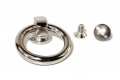 Bild 2 von O-Ring 20mm > Silber, drehbar und schwenkbar im Halter, Schraubgewinde, robuste Ausführung, Stahl