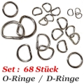 Bild 1 von O-Ringe und D-Ringe  >>  Set mit 68 Stück (Abverkaufspreis)