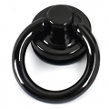 Bild 1 von O-Ringe und D-Ringe im Halter, als Zubehör für Hals- und Armbänder  / (Auswahl) O-Ring 20mm >> Schwarz >> Zink