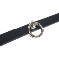 Bild 3 von Halsband in Leder mit großem O-Ring 20mm (Echtlederhalsband), rudimentäre Qualität, 2.Wahl